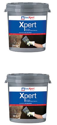 Xpert Bitumen-Dickbeschichtung Schnelle Trocknung Flexibel, rissüberbrückend, DIN 18195, 30 L Kunststoff-Hobbock