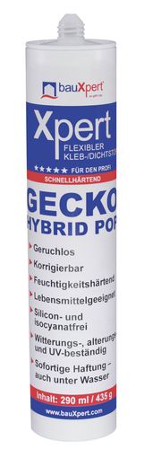 bauXpert Flexibler Kleb-/Dichtstoff Sehr hohe Anfangshaftung, korrigierbar, sehr gut glättbar