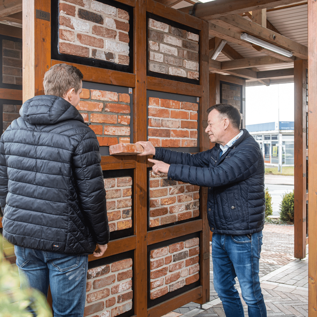 Beratung in der Klinkerausstellung Klinkerausstellung, Ziegelausstellung, Musterpark